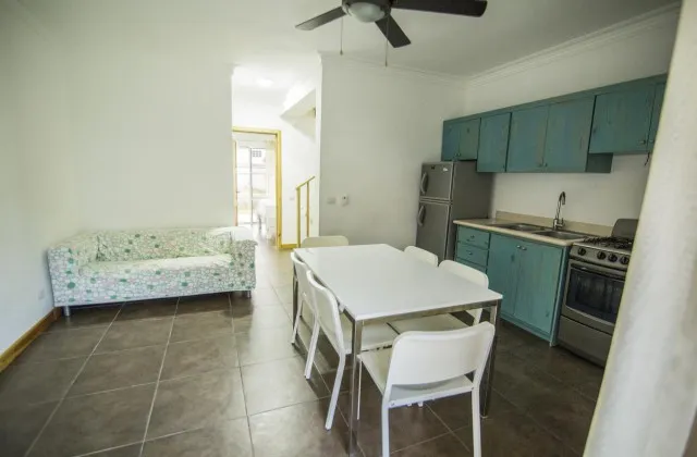 Las Palmeras Boca Chica apartment kitchen